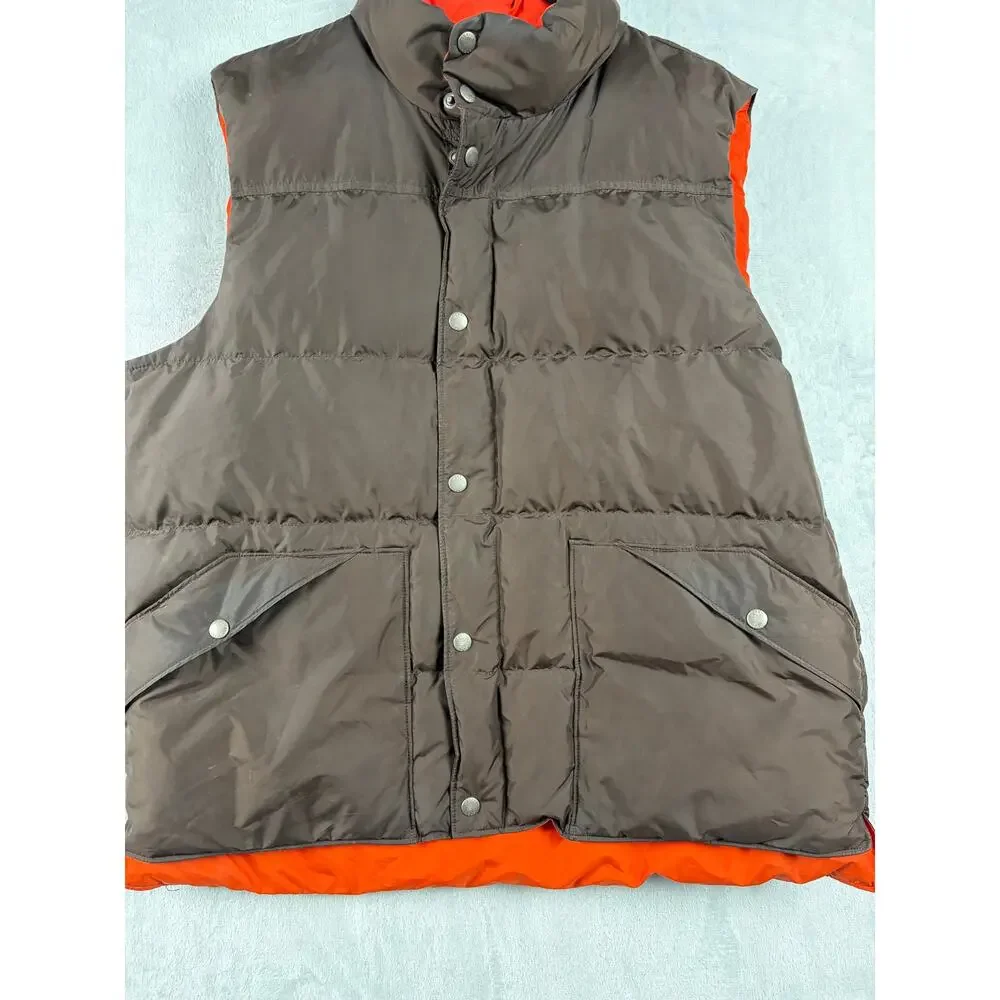 J. Crew Men’s Expedition Premium Down Puffer Vest - Brown - Size Large